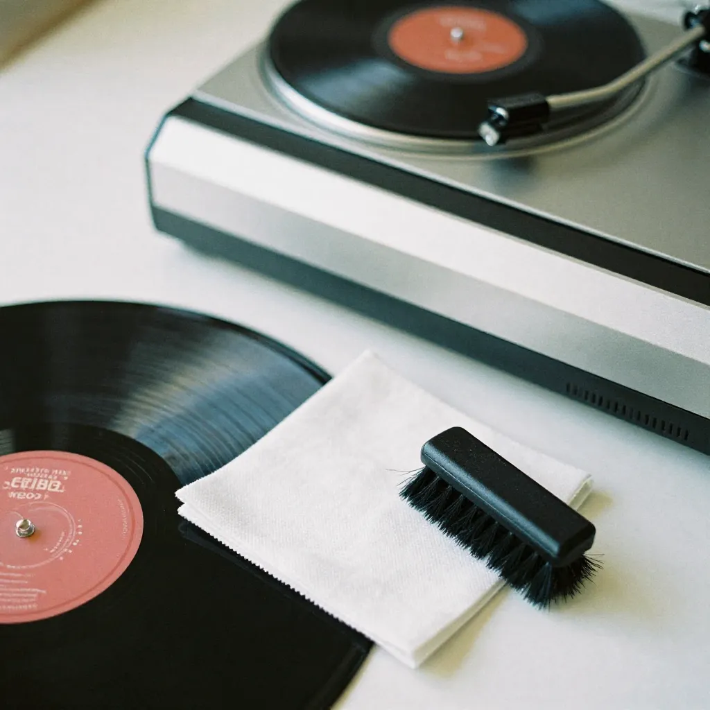 Ultrasonic cleaning service for vinyl records